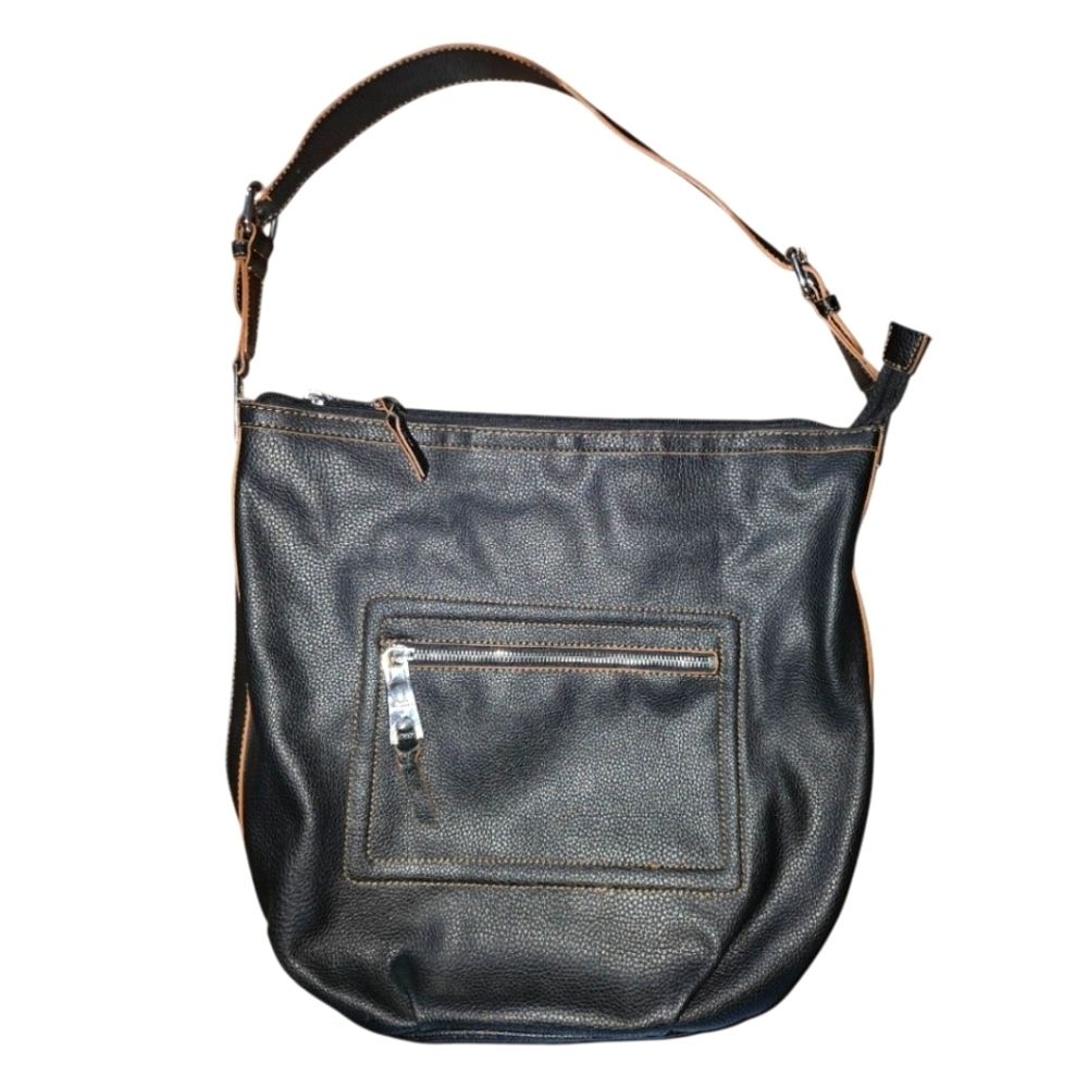 Dana Buchman Large Black Hobo Style Bag